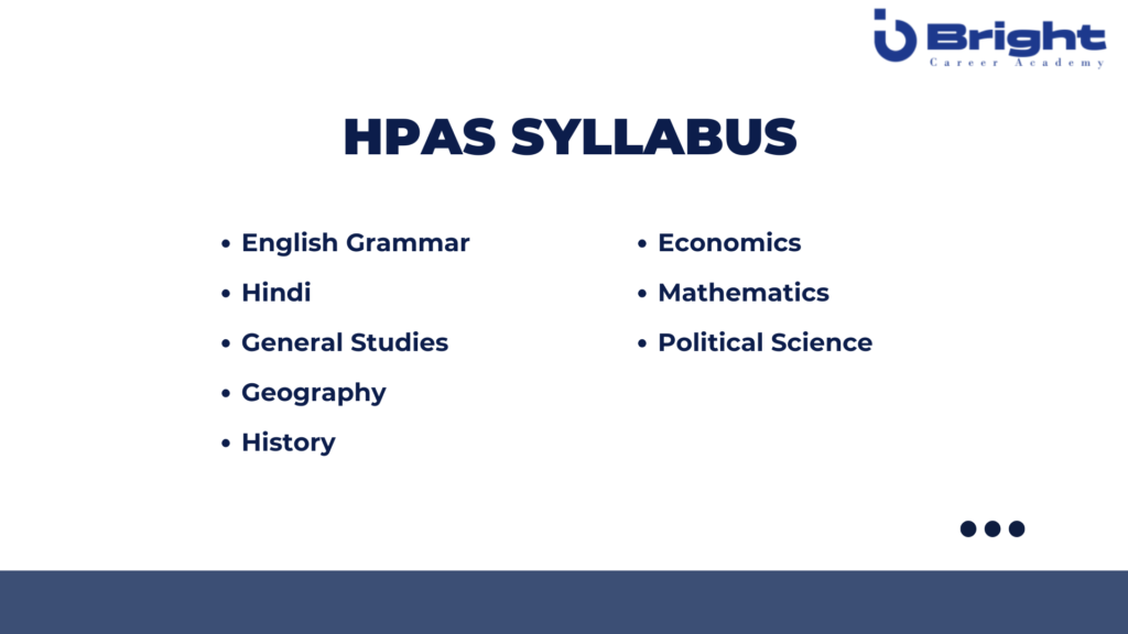 HPAS Syllabus