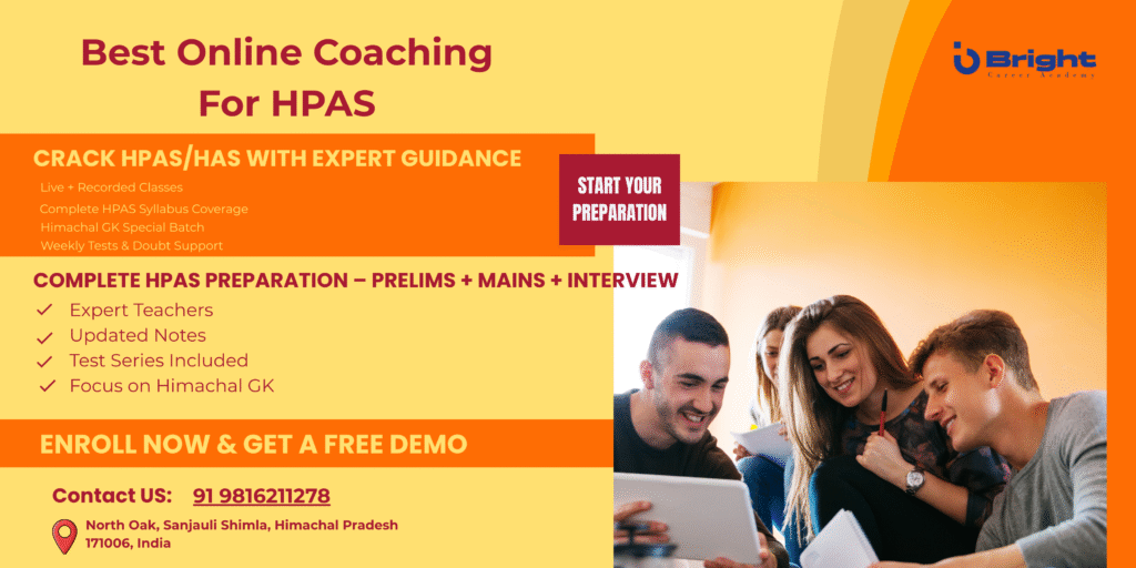 Best Online Coaching for HPAS – Coaching Classes Banner for HAS/HPAS Preparation